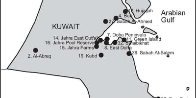 แผนที่ของ kabd คูเวต